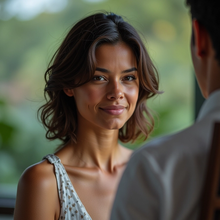 Candidato participando de uma entrevista para a Polícia Civil.