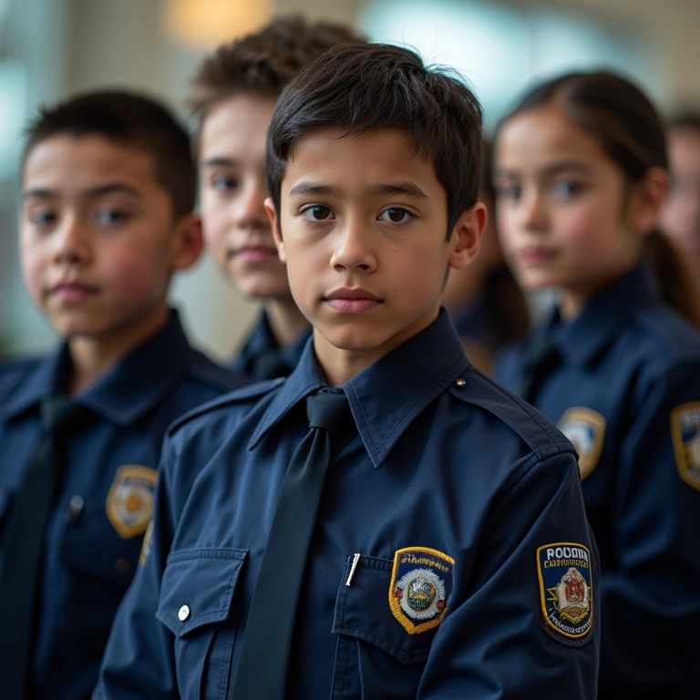 Grupo diversificado de candidatos à Polícia Civil.