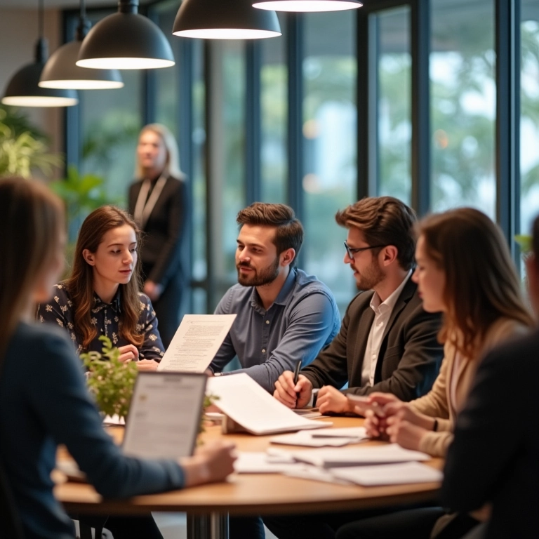 Grupo diverso discutindo quem precisa declarar o IRPF MEI.