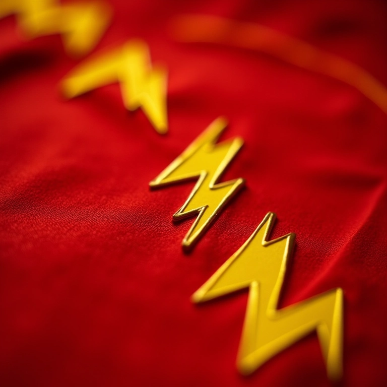 Materiais essenciais para a confecção da fantasia do Flash.