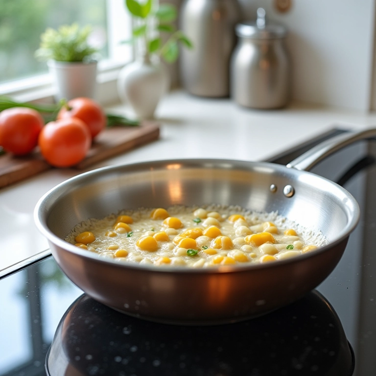 Panela limpa sem Toddy grudado no fundo.