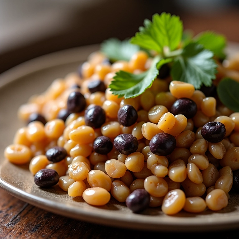Salada de cevada e feijão fradinho, sabor e tradição.