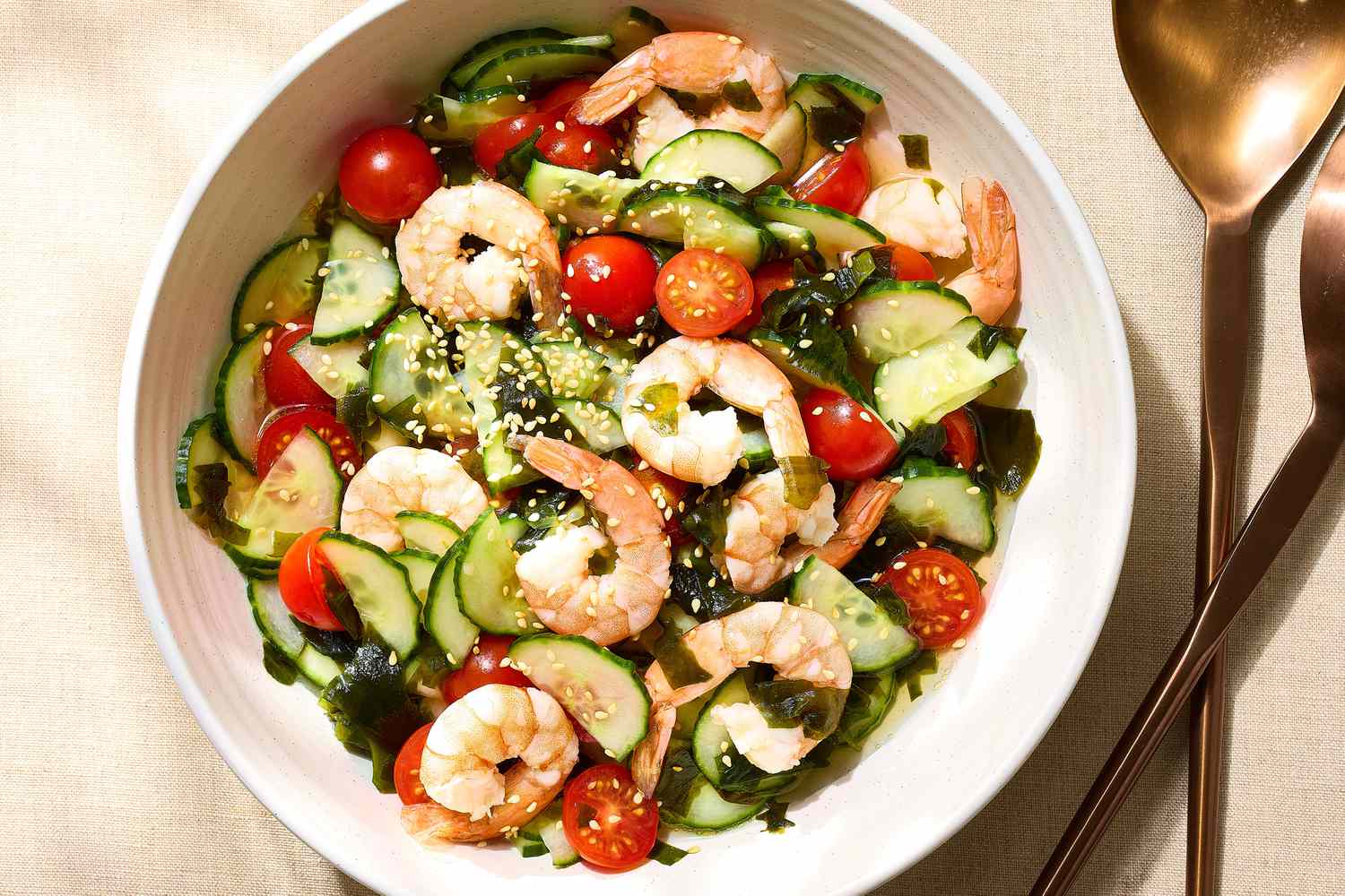 Sunomono with Shrimp