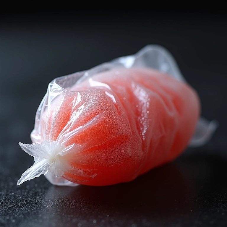 Sunomono congelado: textura alterada.