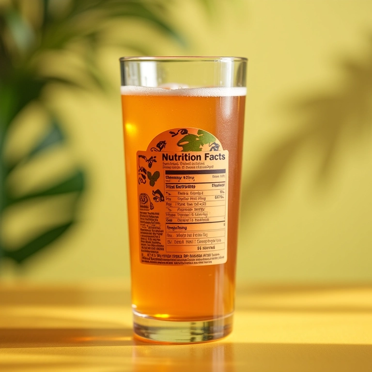 Tabela nutricional do Toddy cremoso.