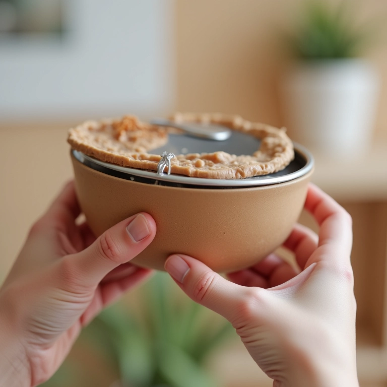 Testando a segurança das panelinhas de brinquedo.