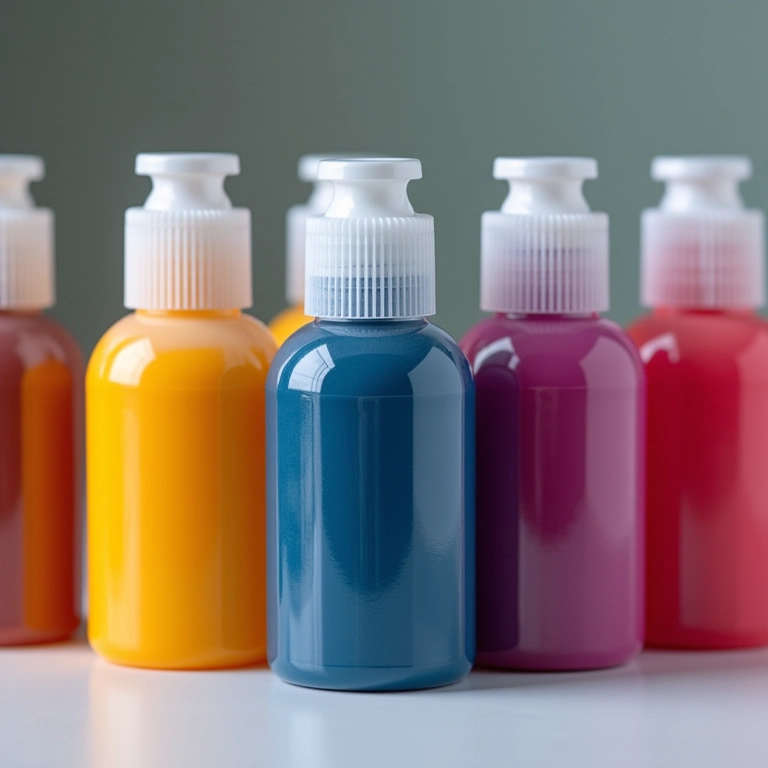 Tinta para tecido Acrilex.