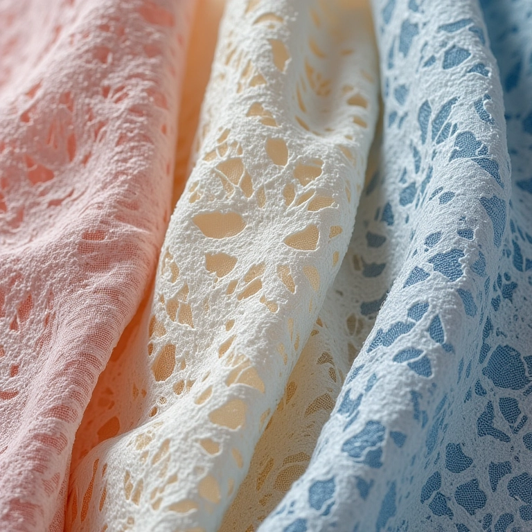 Tipos de renda para fazer colete.