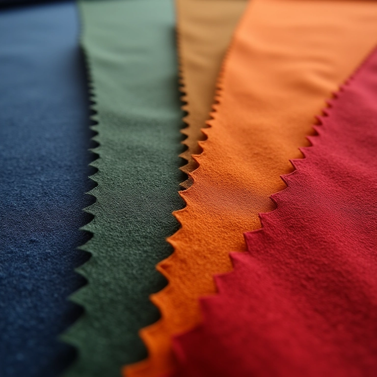 Tipos de tecido para caçapa de sinuca: feltro, lã, sintético.