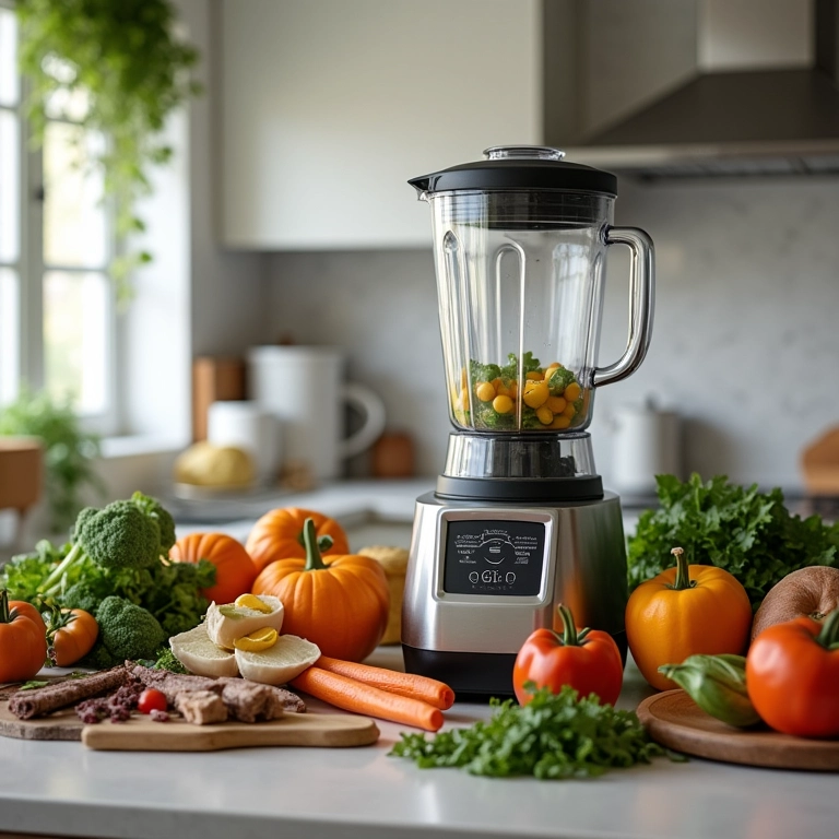 Utensílios de cozinha eficientes em bancada organizada.