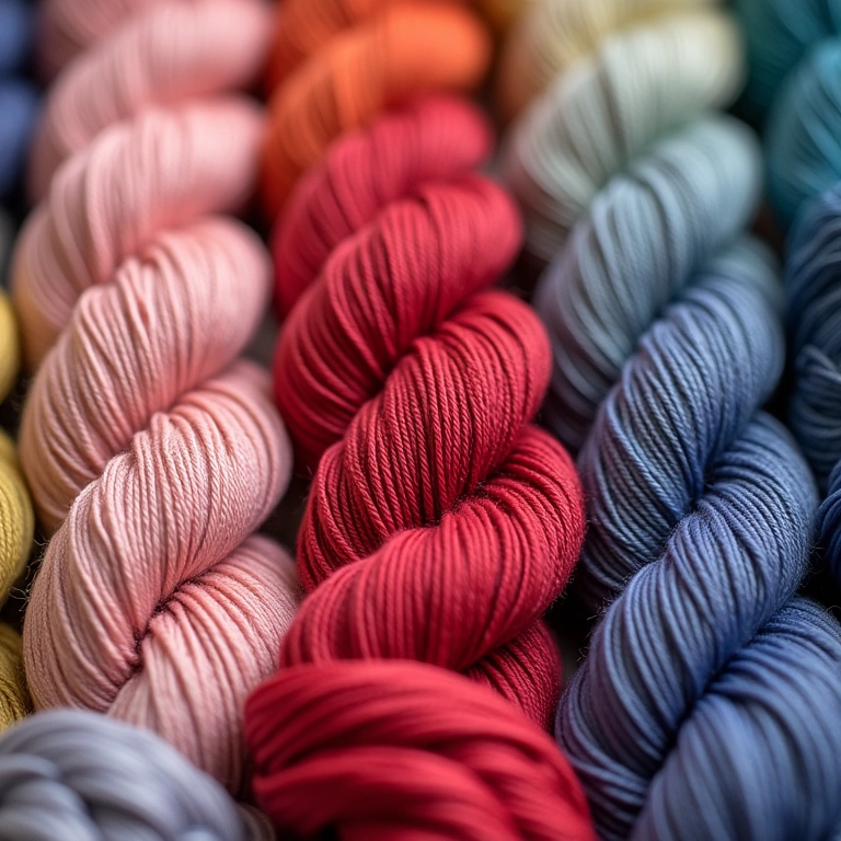 Variedade de fios Círculo S/A em diversas cores.