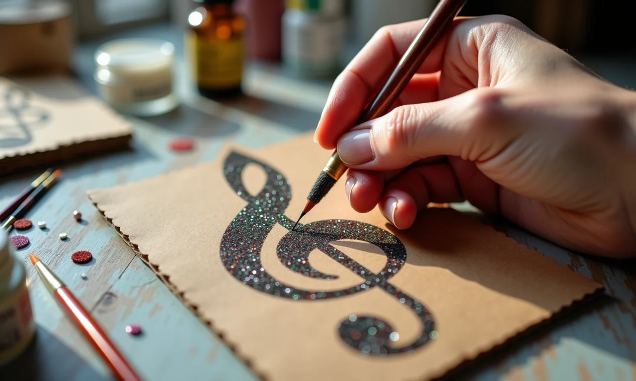 Acabamento perfeito em notas musicais decorativas.