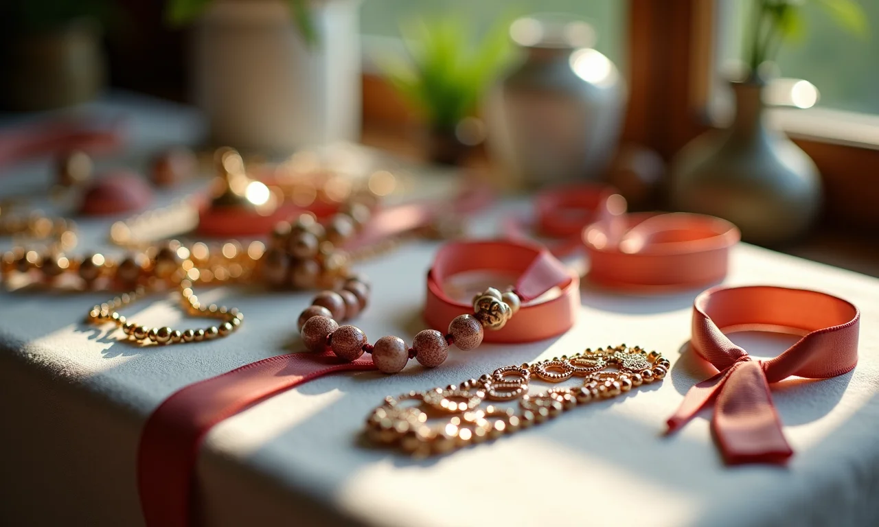 Acessórios de decoração da Armarinhos Fernando para mostruários.