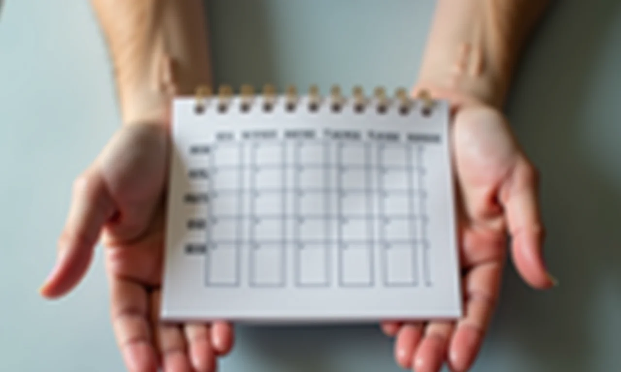 Agenda mostrando horários de ingestão de água.