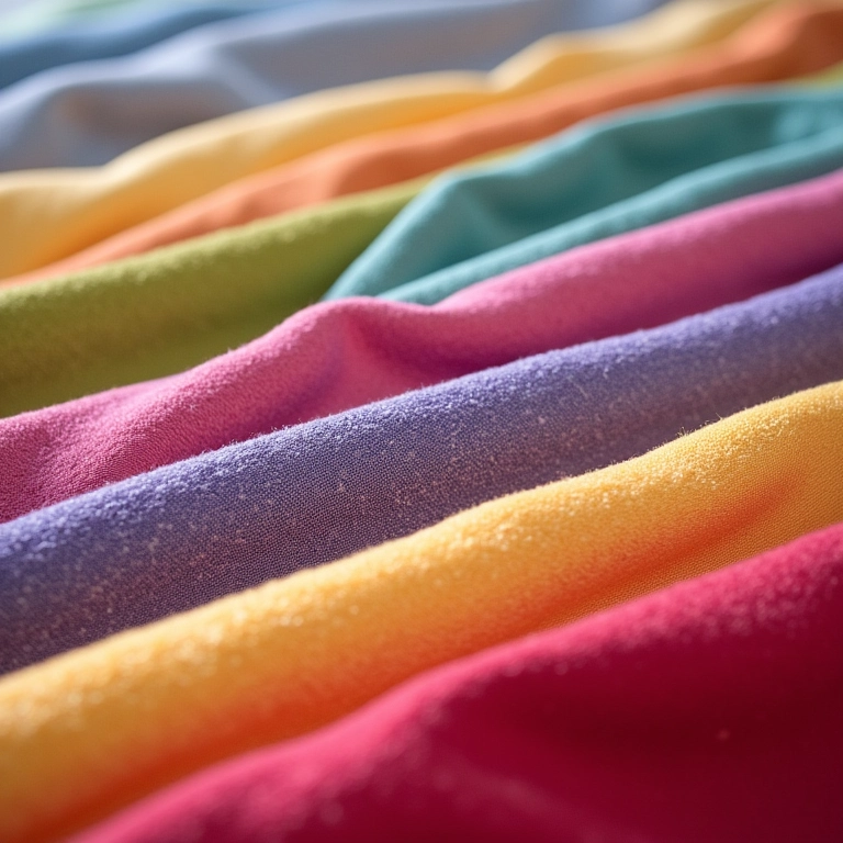 Amostras de tecidos coloridos e duráveis para caminhas de cachorro.