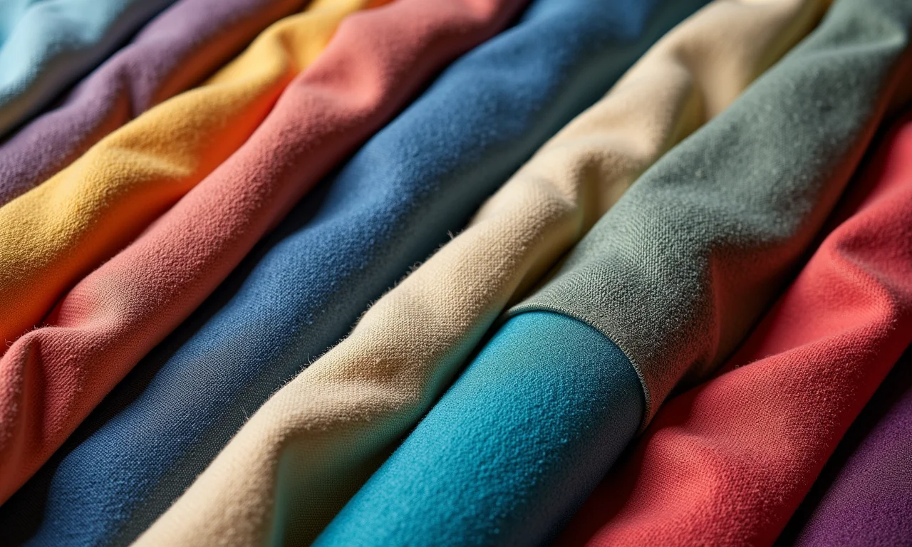 Amostras de tecidos coloridos e duráveis para capas de sofá.