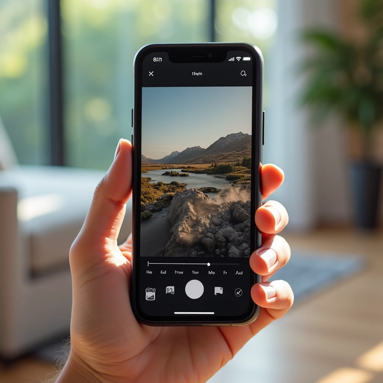 Aplicativo de retrospectiva fácil de usar no celular.