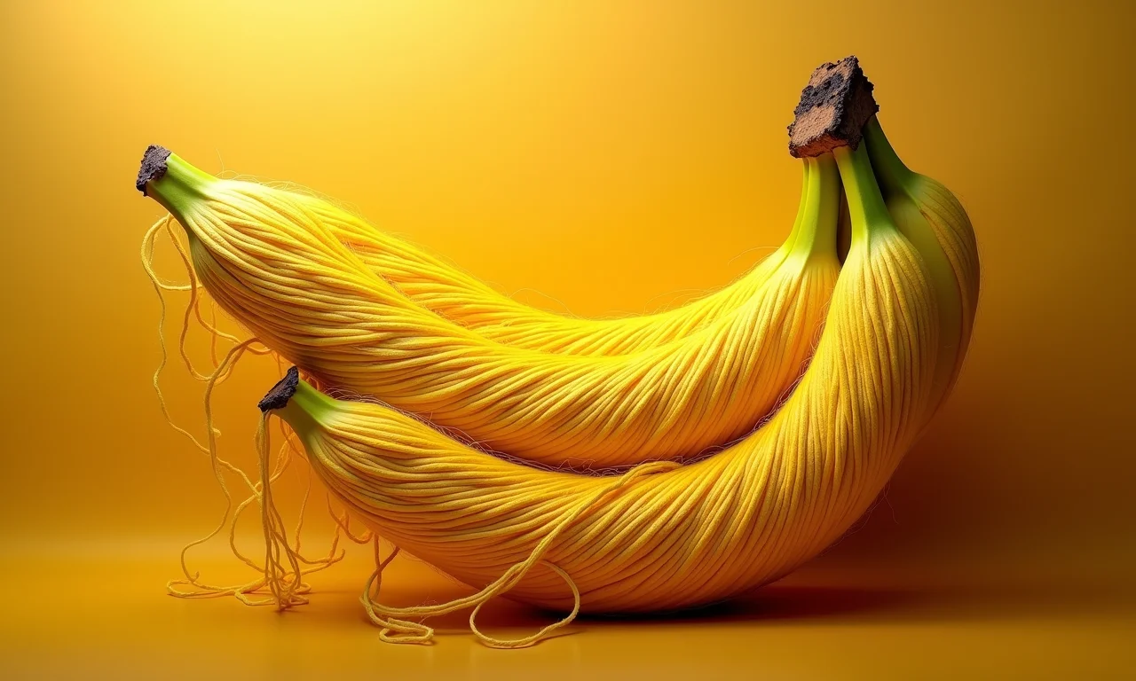 Arte em fibra de bananeira, leve e versátil.