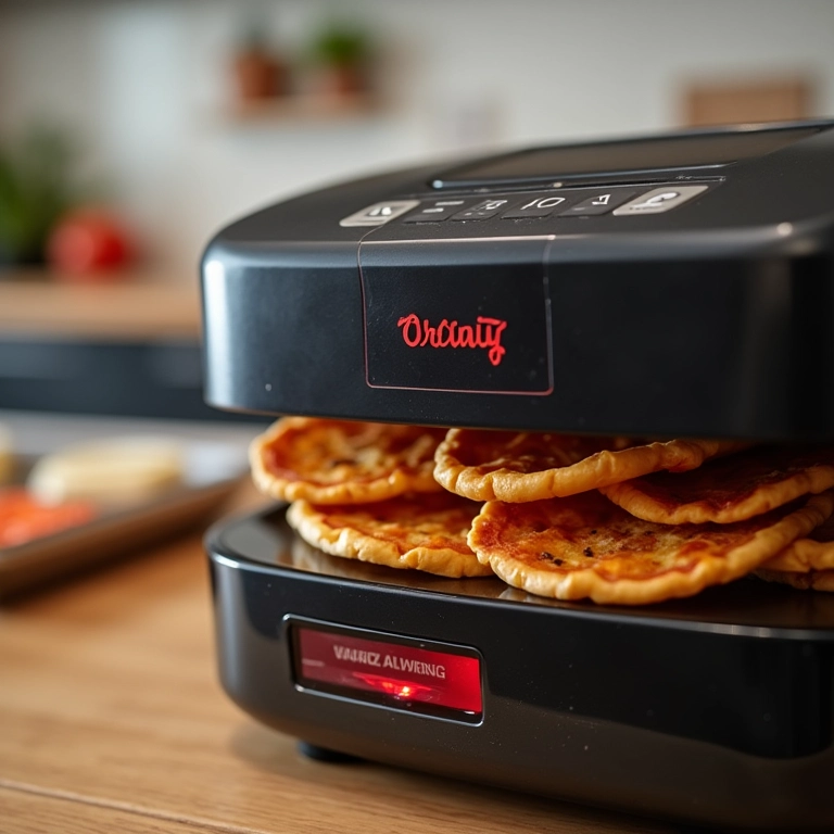 Atenção! Sinal de alerta em desidratador de alimentos.