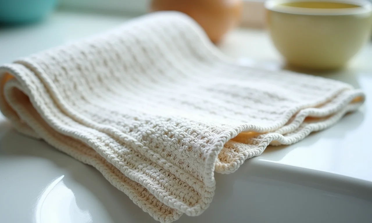 Barrinha de crochê que não encolhe após a lavagem.