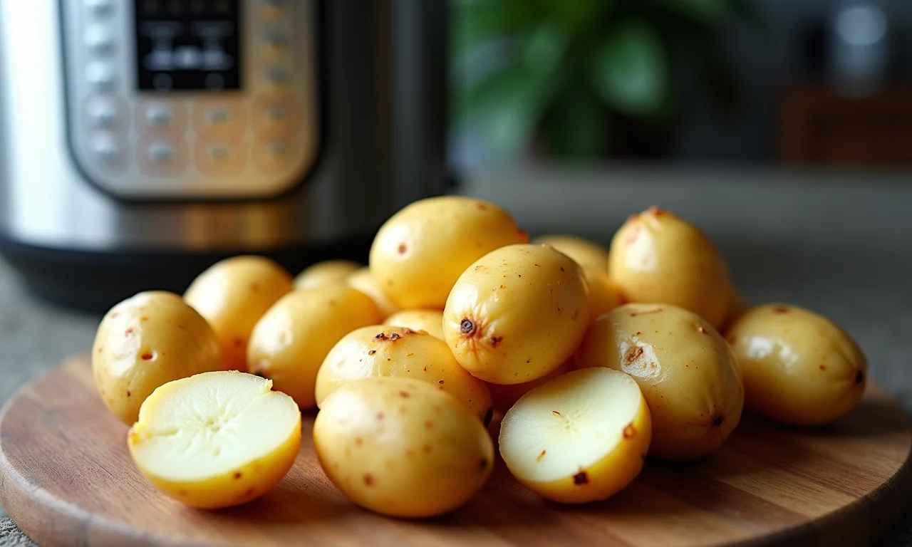 Batatas inteiras e cozidas: o segredo é não desmanchar.