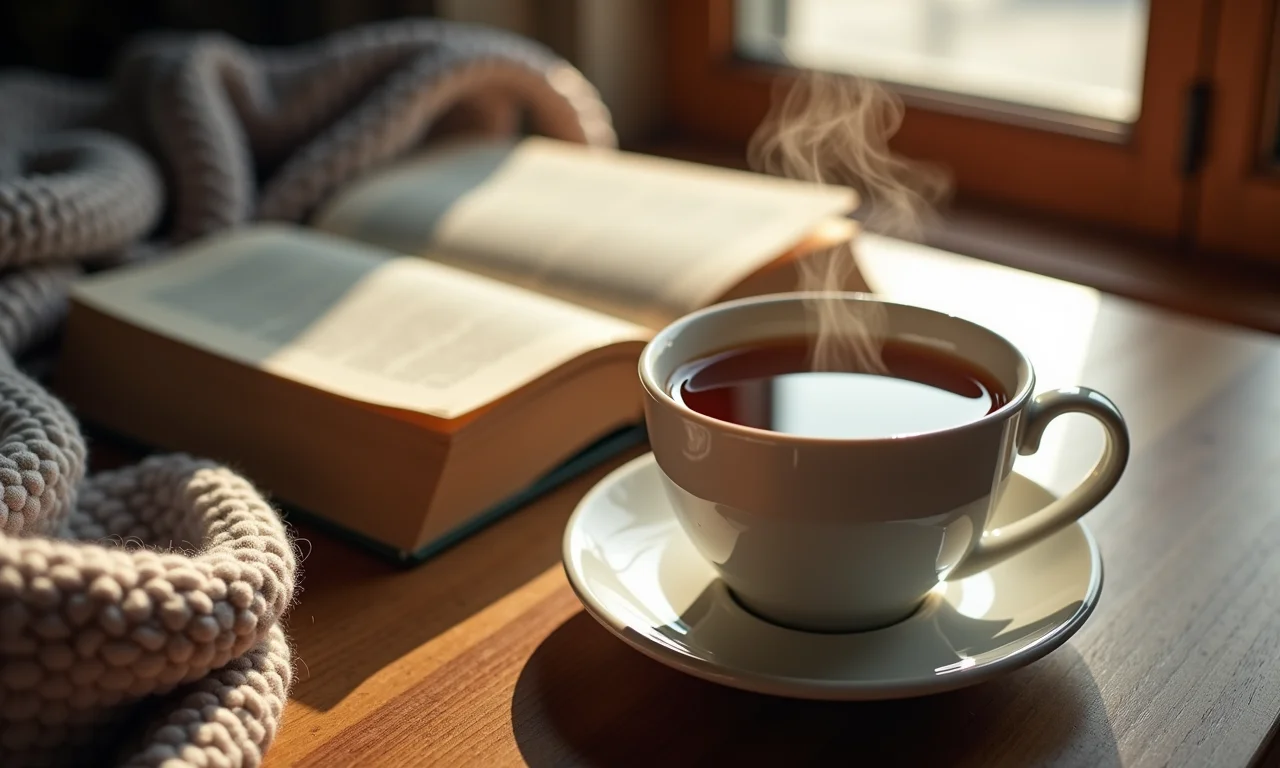 Bebidas quentes e aconchegantes para um café da manhã relaxante.