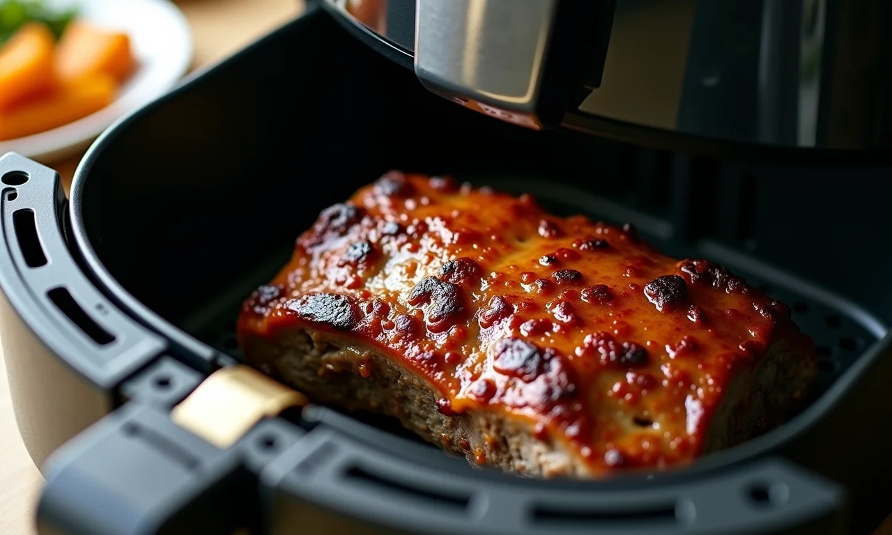 Bife de panela na airfryer dourado e crocante.