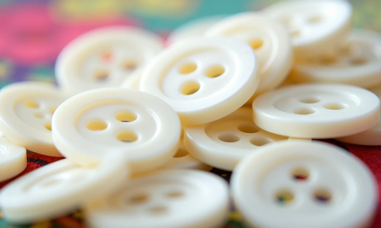 Botões brancos grandes para fantasia Mickey.