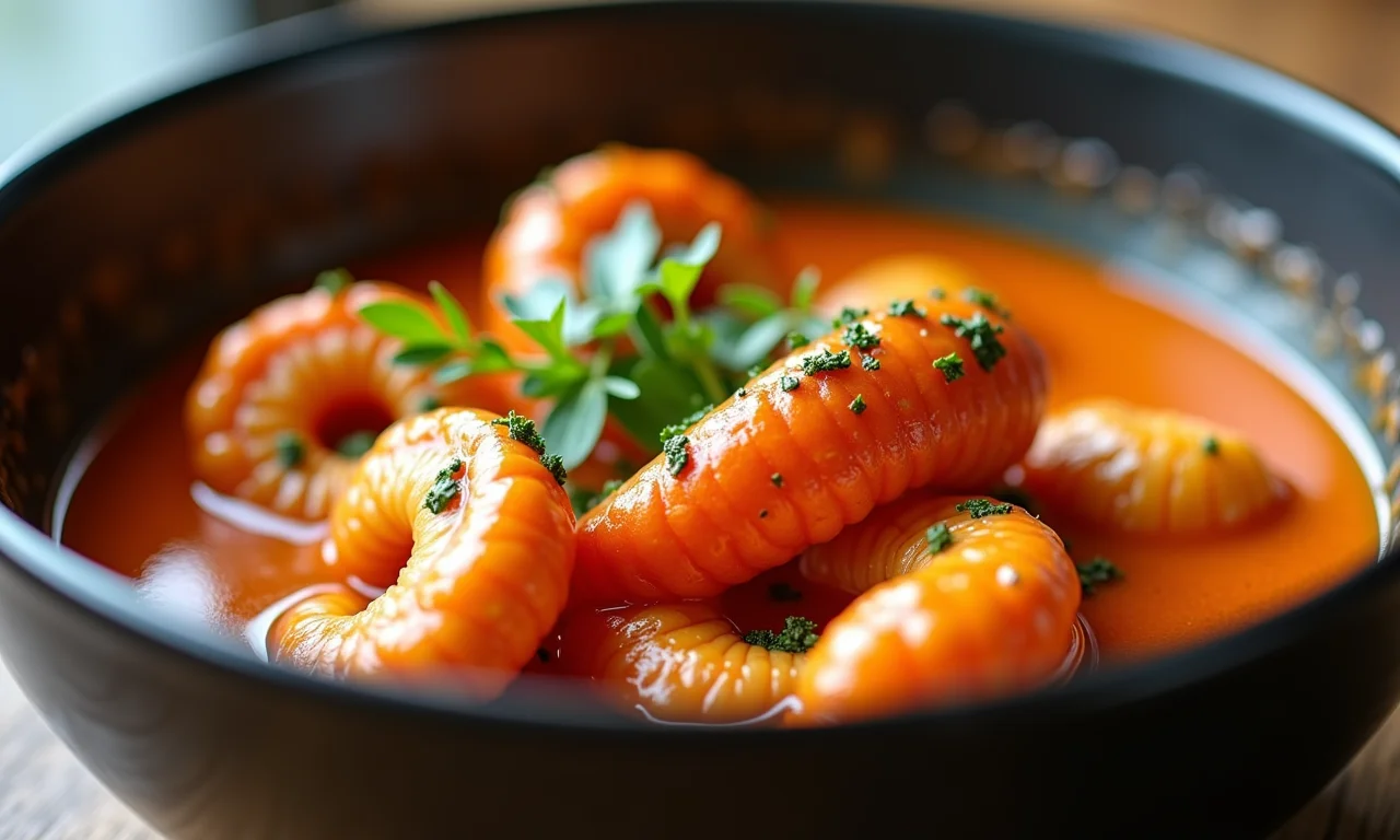 Bouillabaisse servida com rouille, um toque mágico de sabor.