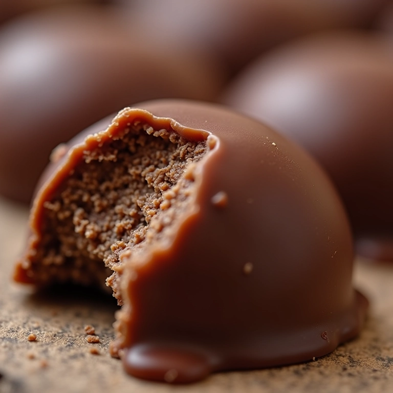 Brigadeiro super cremoso, textura irresistível.