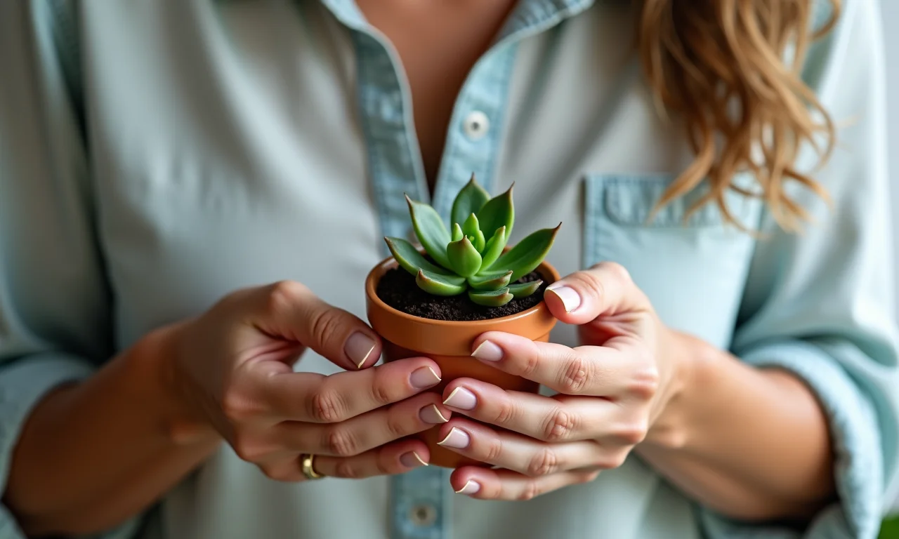Brindes DIY: Arranjo de mini suculentas criados à mão.