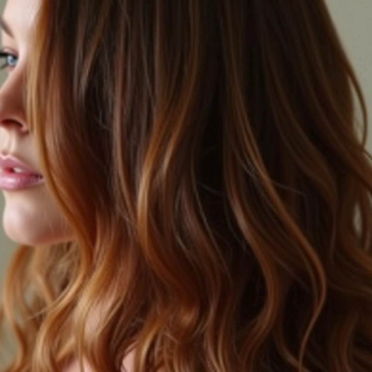 Cabelos saudáveis e brilhantes após usar shampoo hidratante caseiro.