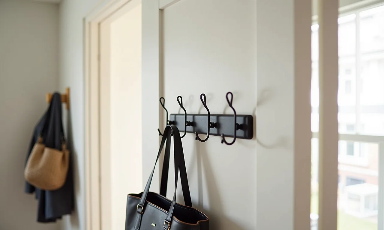 Cabideiro de porta metálico, solução inteligente para organização.