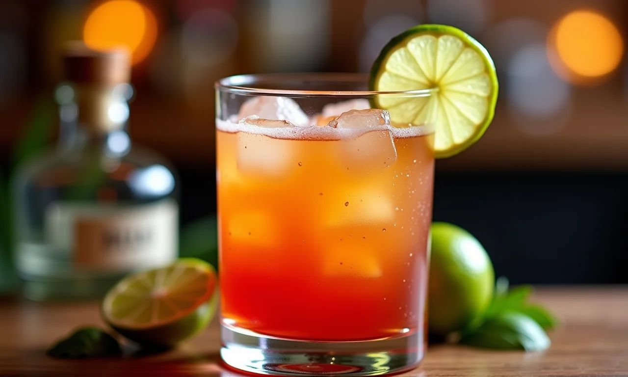 Caipirinha de guapeva com limão.