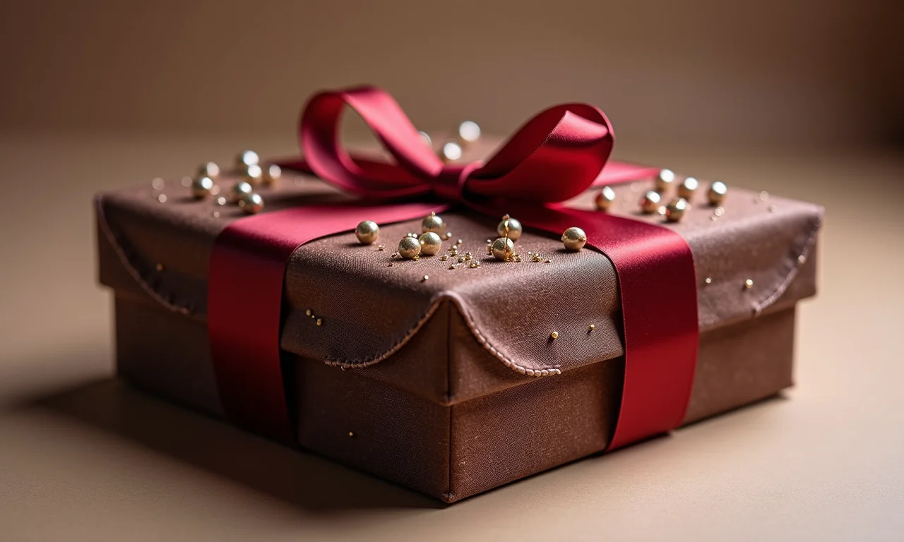 Caixas de bombom feitas de materiais alternativos.