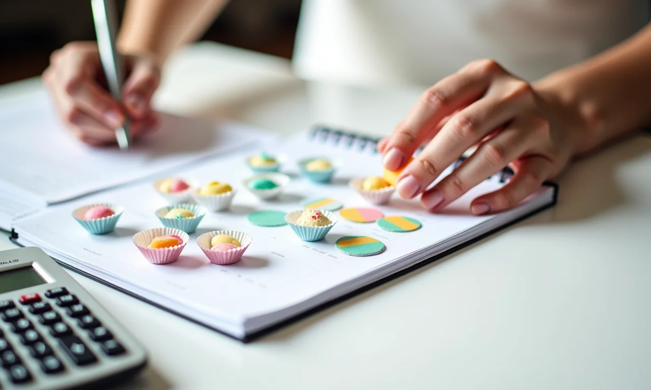 Cálculo da quantidade ideal de forminhas para doces de casamento.