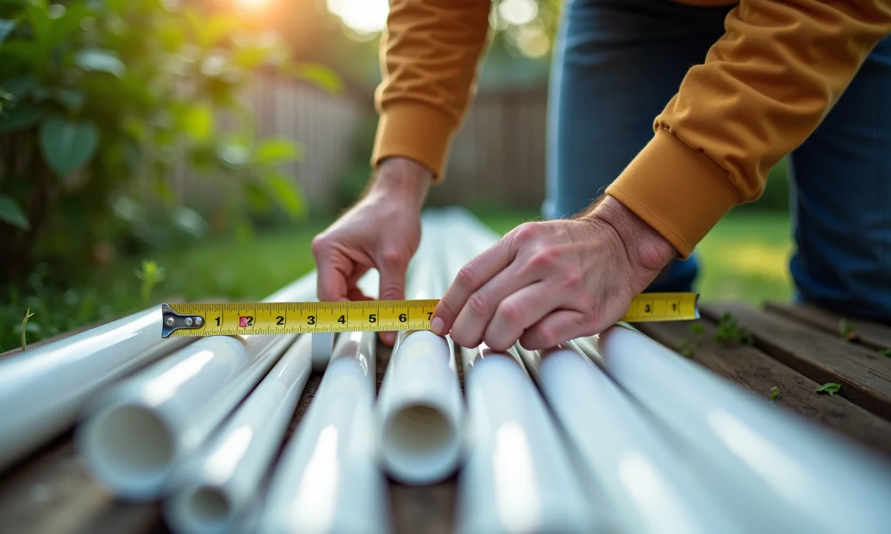 Cálculo de material para cerca de PVC.