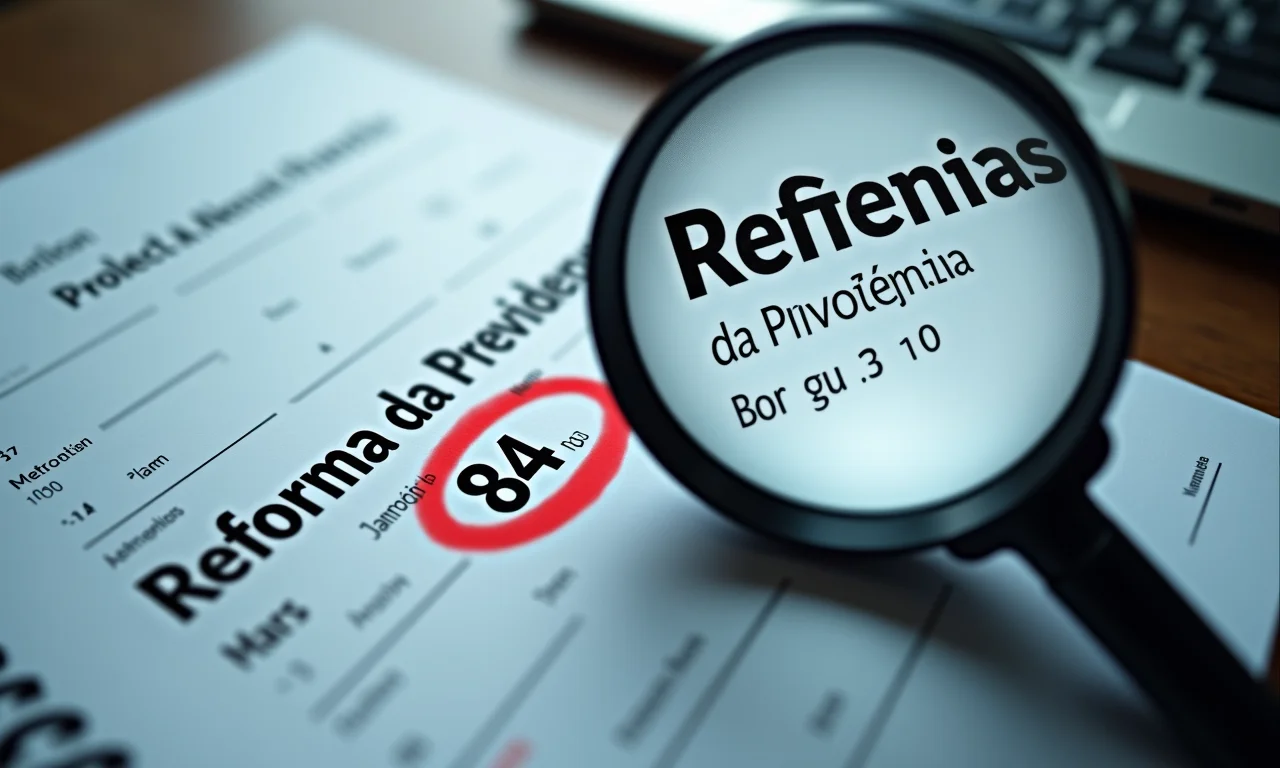 Calendário com data da Reforma da Previdência marcada.