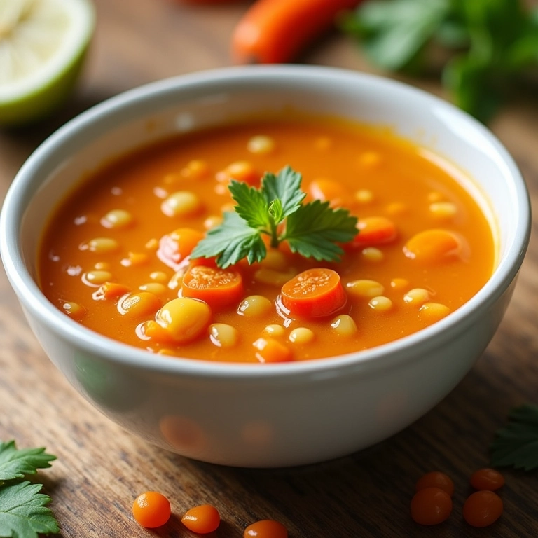 Canja vegana para bebês.