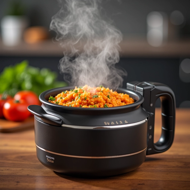 Canjica cremosa na panela de pressão elétrica Philips Walita.