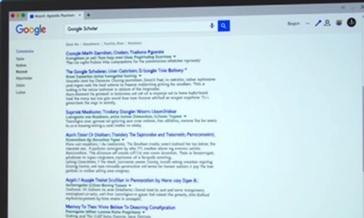 Captura de tela do Google Acadêmico mostrando resultados de pesquisa para TCC.