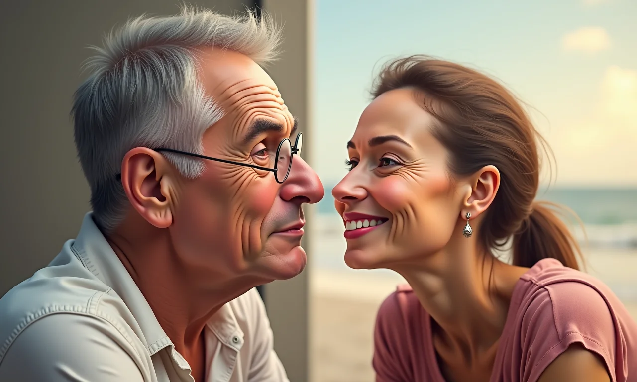 Caricatura distorcida mas reconhecível, evitando irreconhecibilidade.