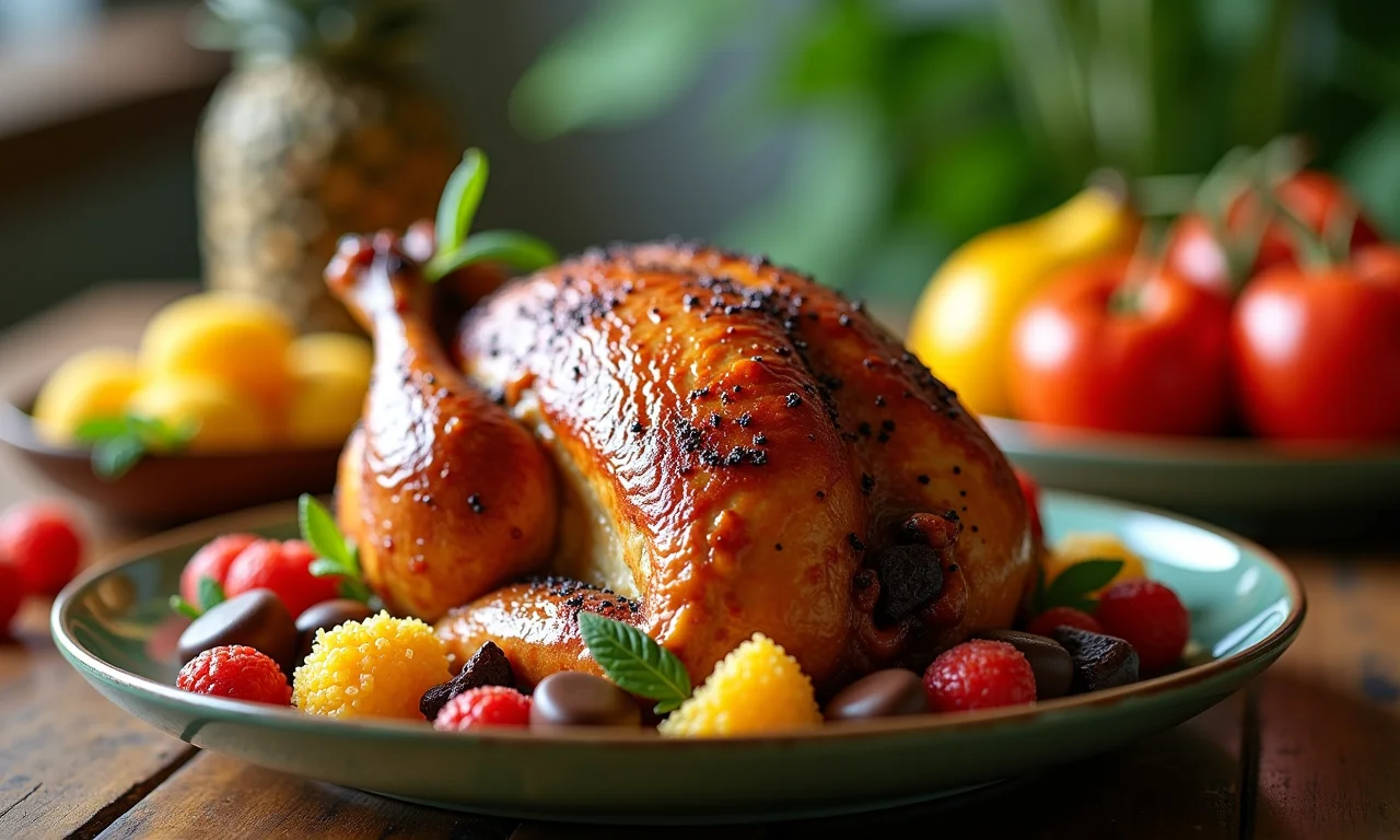 Centro de mesa comestível com doces.