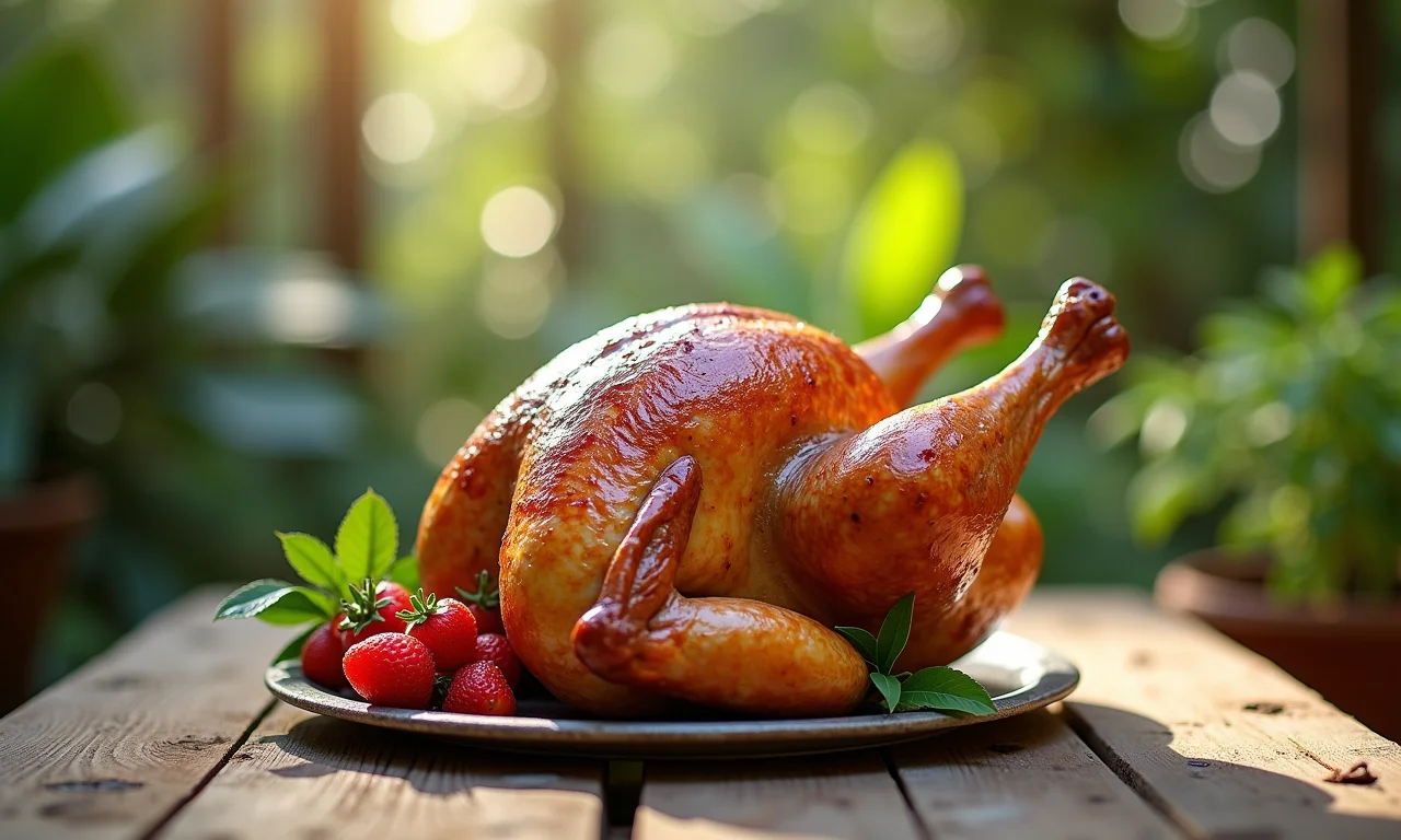 Centro de mesa sustentável da Galinha Pintadinha.