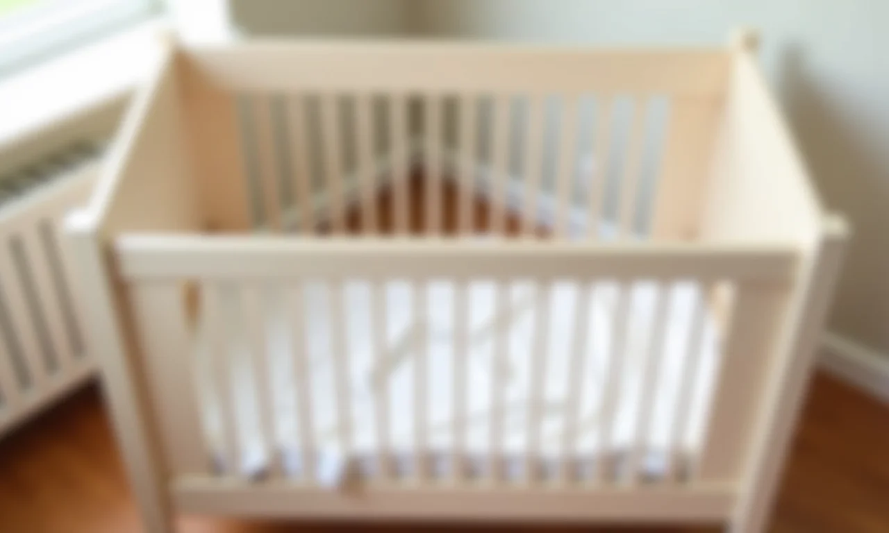 Cercadinho de bebê usado como berço