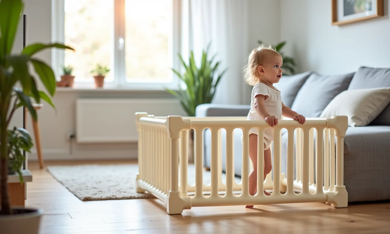 Cercadinho de cano de PVC leve e econômico