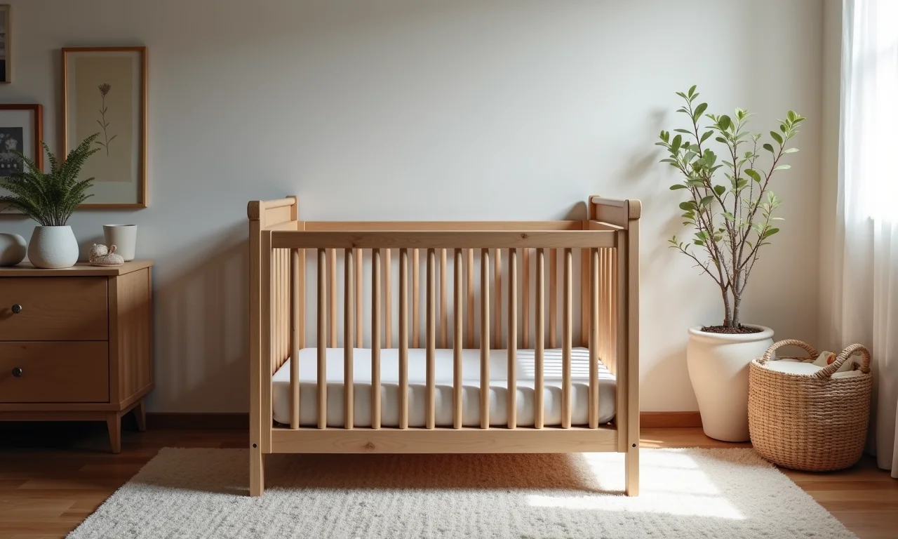 Cercadinho de madeira clássico para bebê