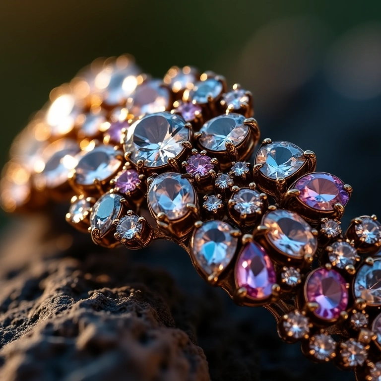 Cinto de strass com pedraria.