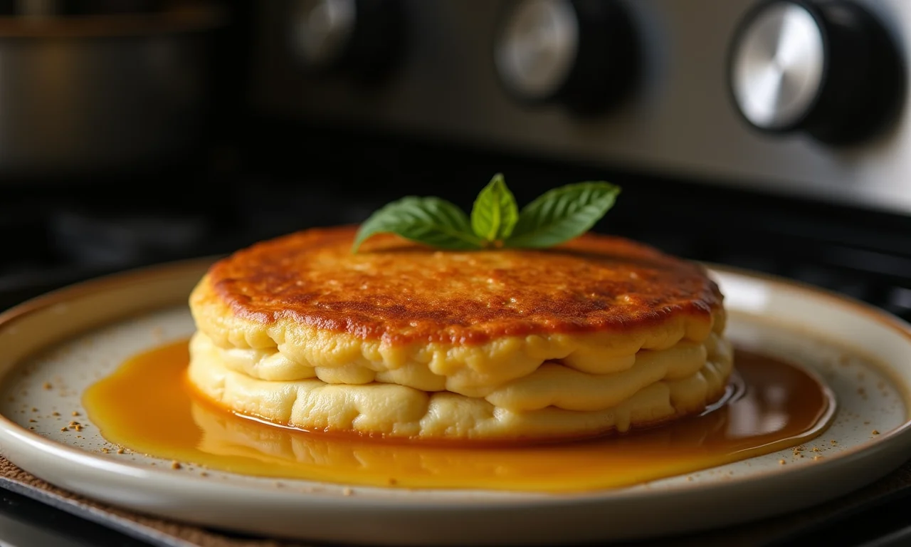 Cocada de forno com leite condensado dourada em assadeira.
