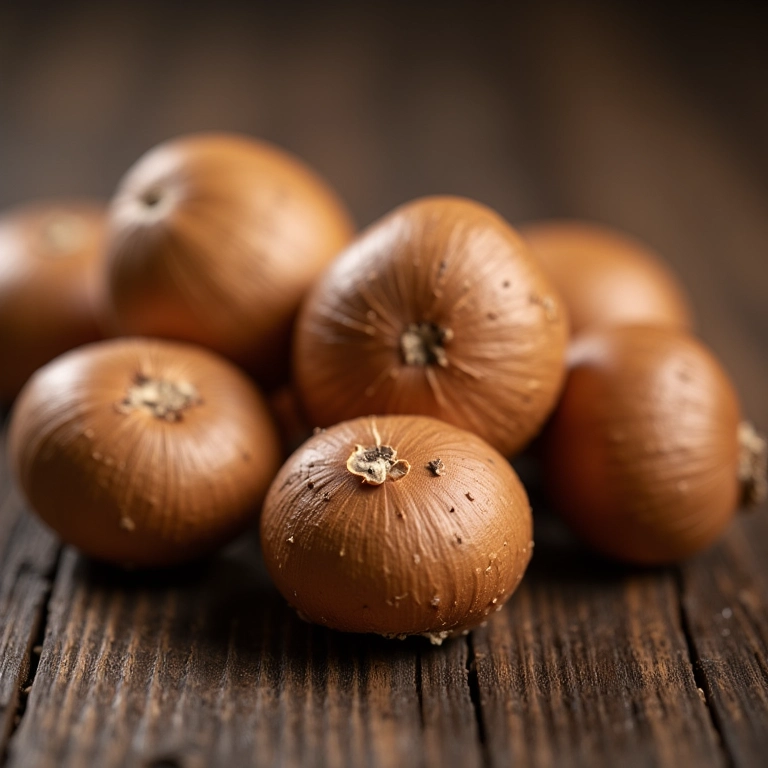 Cogumelos frescos, sabor terroso e sofisticado.